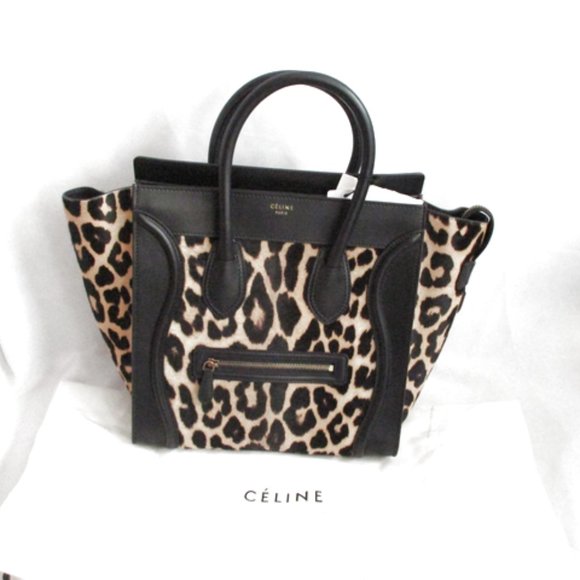 celine leopard bag
